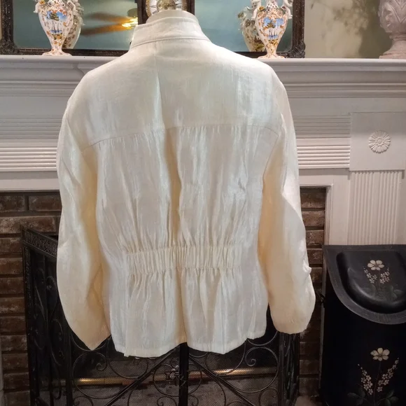Ruby Rd Ivory Colored Jacket - Picture 6 of 9